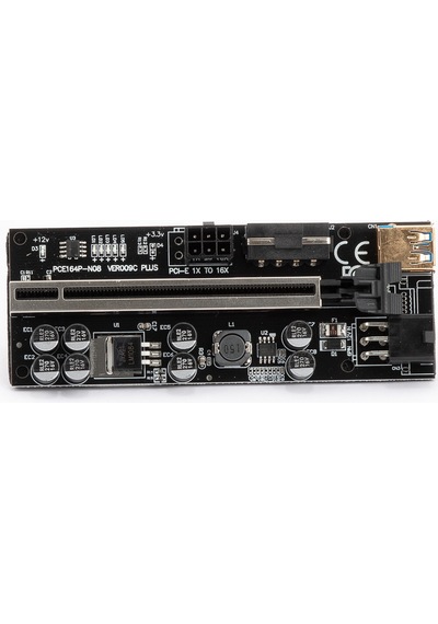 Unichrome V009C Plus Pcı-E X1 To X16 Riser Ekran Kartı Yükseltici 4 Adet