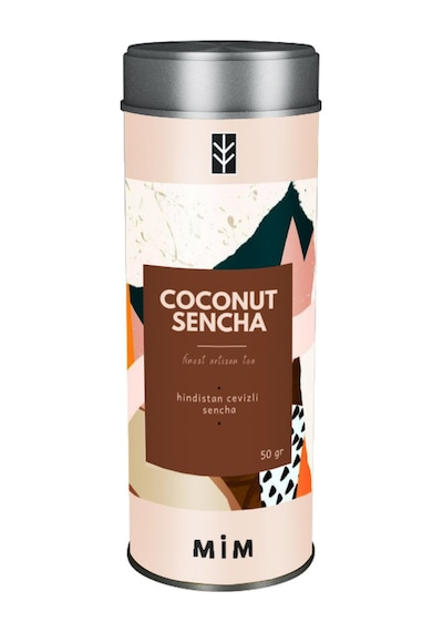 Mim Tea Coconut Sencha Hindistan Cevizli Yeşil Çay 50 G