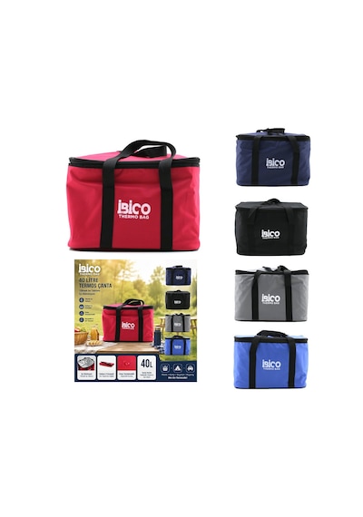 İbico K18-007 Termos Çanta 40 Lt - Folyolu 40x30x25 Cm Taşıma Kulplu- 20'li Paket Diğer