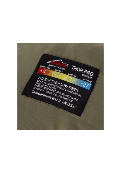 Thor Pro Ultralight -27ºc Birleştirilebilir 2 Kişilik Uyku Tulumu Haki