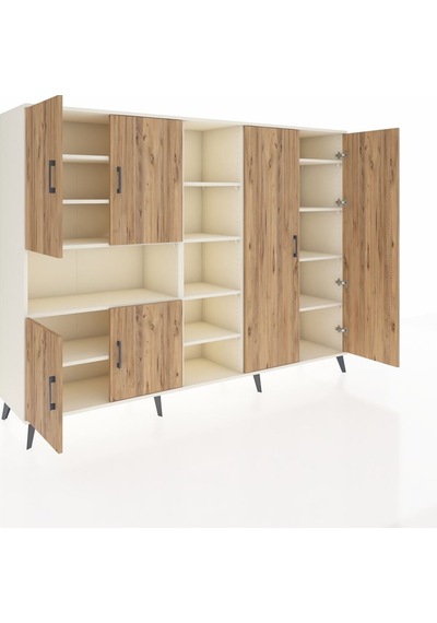 Hyperion Dolap 13 Raflı 6 Kapaklı 220x44x163 Aytaşı-çam/aytaşı Aytaşı-çam/aytaşı Hyperion Dolap 13 Raflı 6 Kapaklı 220x44x163 Aytaşı-çam/aytaşı Aytaşı-çam/aytaşı