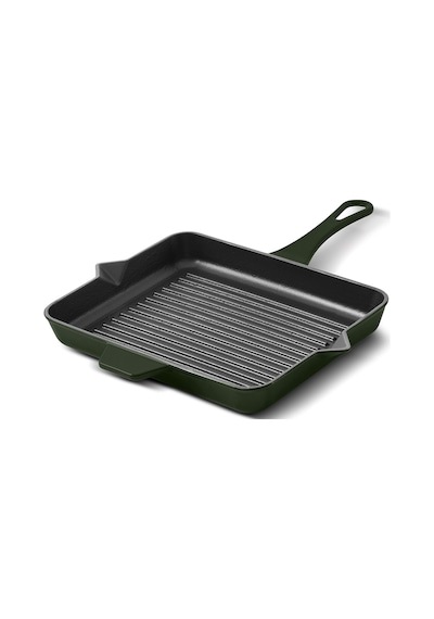 Aryıldız Duo Cast Grill Tava Fesleğen 26x32 Cm Renkli
