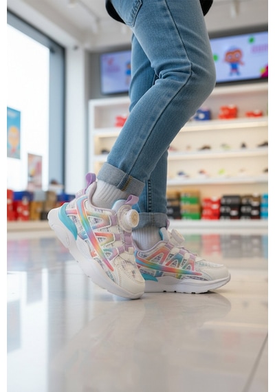 United Colors Of Benetton Beyaz Misina Bağcıklı Kızçocuk Spor Ayakkabı Bnı-10256 P