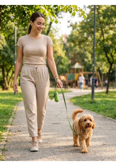 255 Adet Köpek Bakım Kaka Poşeti Kedi Köpek Kaka Poşeti Dışkı Torbası,kaka Almak İçin Pratik Torba 17 Rulo X 15 Torba 255 Torba + 1 Dispenser