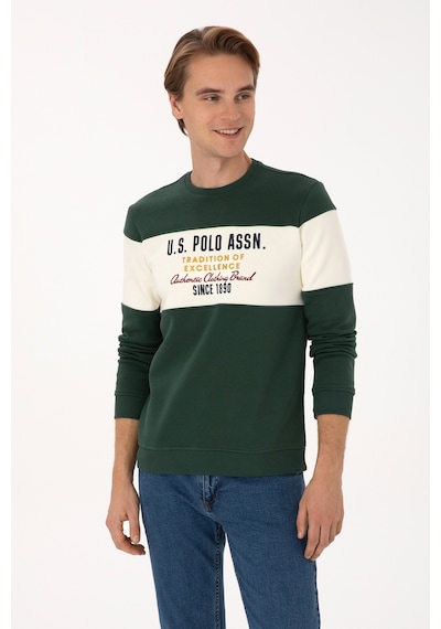 U.s. Polo Assn. Erkek Koyu Yeşil Sweatshirt 50310433-vr079 Koyu Yesıl
