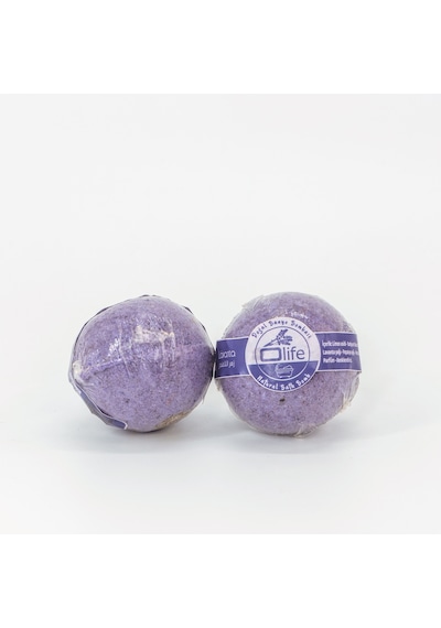 Olife Soap El Yapımı Lavanta Kokulu Banyo Topu 2 x 100 G