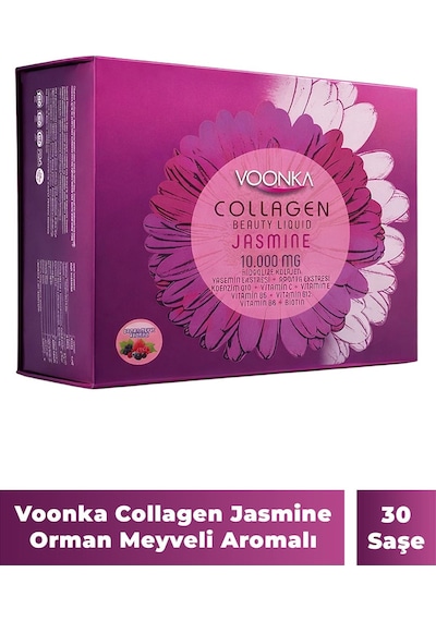 Voonka Collagen Jasmine Orman Meyveli Aromalı 30 Saşe 50 Ml