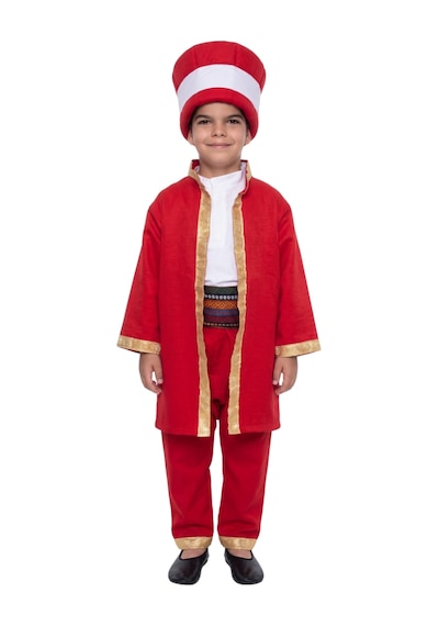 Kostüm Sarayı Mehter Kostümü Çocuk Kırmızı