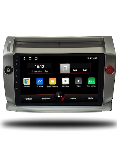 Navmina Citroen C4 Android Carplay Multimedya 2005-2010 6gb Ram + 128gb Hafıza + 4 Çekirdek