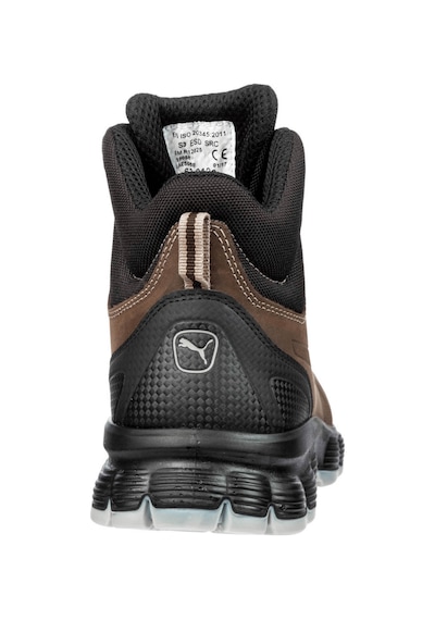 Puma Safety Condor Mid Çelik Burunlu Nubuk Deri İş Ayakkabısı S3 Src Esd Kahverengi