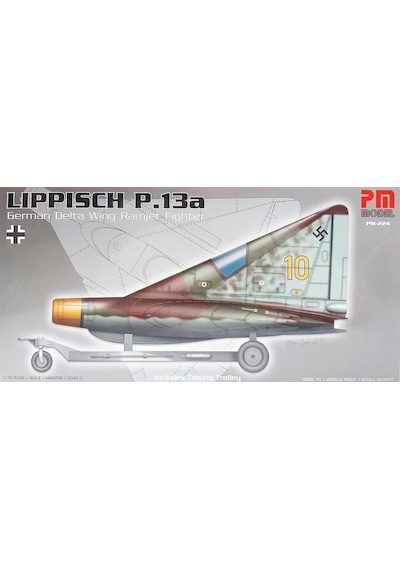 Lippisch P.13a Ramjet Pm Model Savaş Uçağı Demonte Plastik Maketi