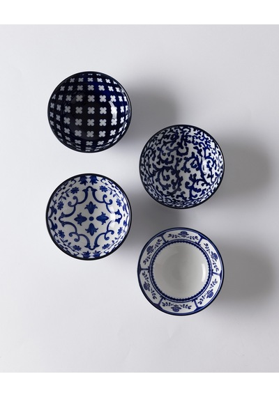 Reve Bleu Manon Kase Seti - Mavi/beyaz - 12 Cm 8684427358436 Çok Renkli