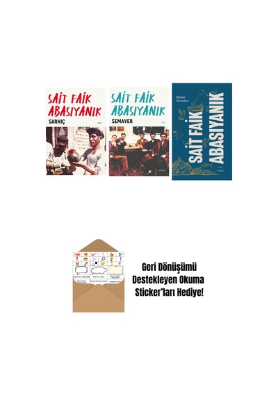 Sarnıç + Semaver + Bütün Öyküleri - Sait Faik Abasıyanık Ciltli + Okuma Sticker'ları