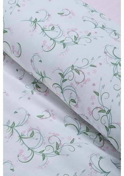 Almira Cotton Feel Nevresim Takımı Çift Kişilik Beyaz