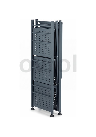 Ovrol 4 Katlı Katlanabilir Metal Raf Mutfak Banyo Balkon Düzenleyici Çok Amaçlı Raf Antrasit Ovrol 4 Katlı Katlanabilir Metal Raf Mutfak Banyo Balkon Düzenleyici Çok Amaçlı Raf Antrasit