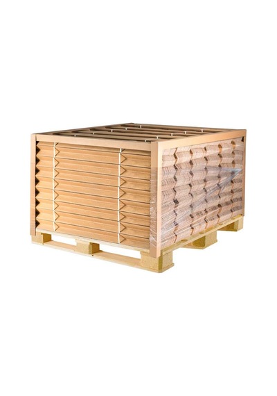 Karton Köşebent 25 Adet- 40x40x4mm 25cm- Palet Köşebent - Köşe Koruma Kartonu