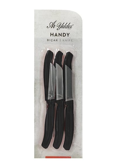 Ar Yıldız Handy Meyve Bıçağı Renkli 9 Cm 6'lı Çok Renkli