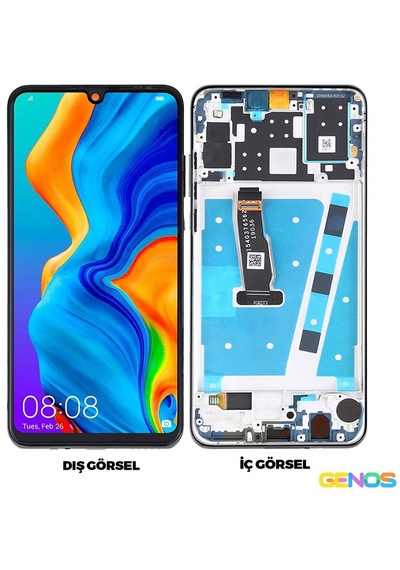 Hw P30 Lite Uyumlu Lcd+dokunmatik+çıtalı 64 Gb Siyah Sn808902
