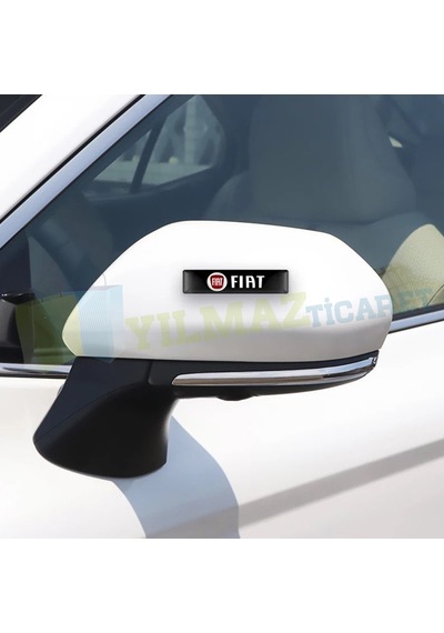 Fiat Logo Arma Yan Ayna Vites Torpido Konsol Damla Sticker