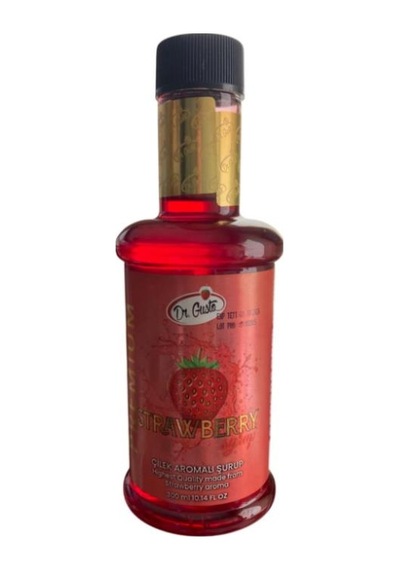 Dr. Gusto Çilek Aromalı Şurup 300 Ml.