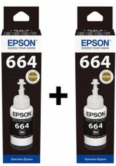 Epson  664 Serisi 2Li Siyah  Mürekkep Seti