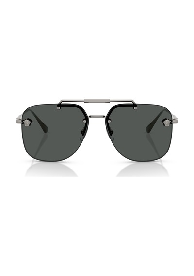 Versace Ve2296 100187 60 Unisex Güneş Gözlüğü Gri