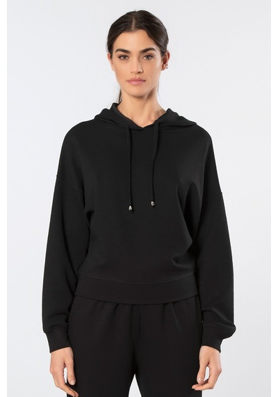 Türen Kadin Kapüsonlu Sweatshirt 3612/siyah Siyah