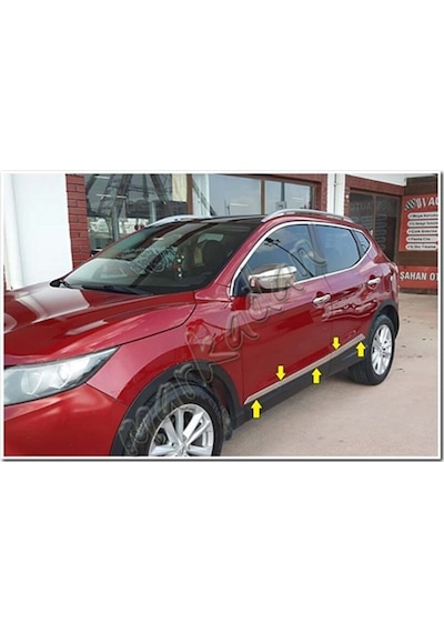 Markadan Nissan Qashqai Krom Yan Kapı Çıtası 2014-2021 4 Parça   Pa