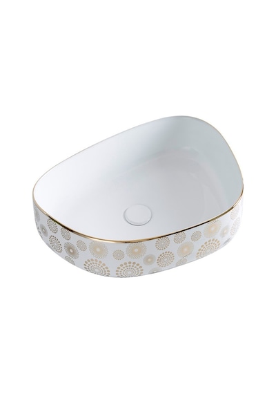 Eva Banyo Lena E-2107Ab Tezgah Üstü Porselen Lavabo
