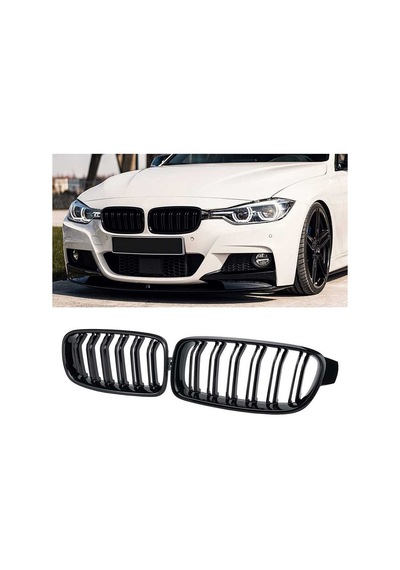 Bmw 3 Serisi F30 2012-2018 M3 Böbrek Cift Cizgi