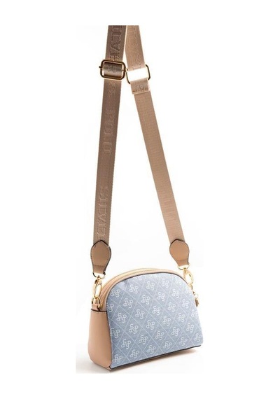Silver Polo Sp1144 Kadın Çapraz Çanta Monogram Mavi-ten