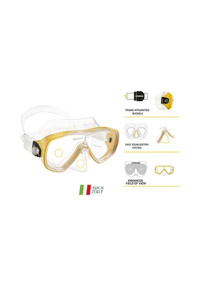 Unisex-erwachsene Onda Mare Schnorchelset Tauchset Taucherbrille Genel