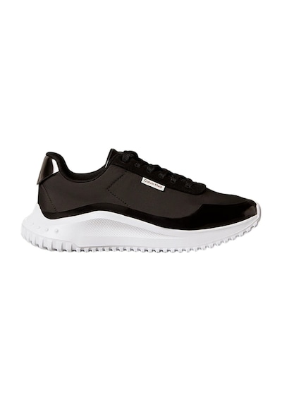 Calvin Klein Yw0yw02016 Runner Lace Up Mat Mix Kadın Günlük Ayakkabı Siyah