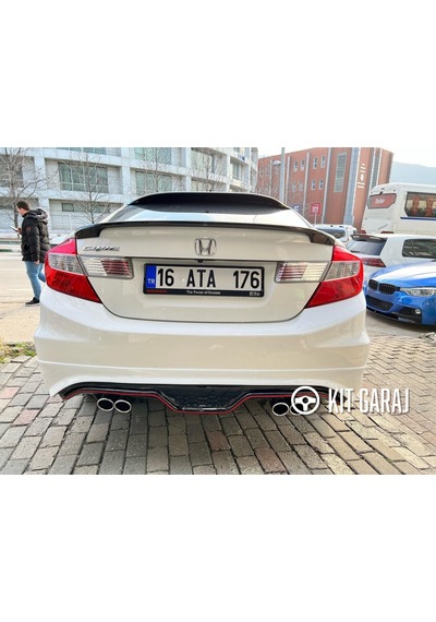 Honda Civic Custom Arka Ek Plastik Boyasız