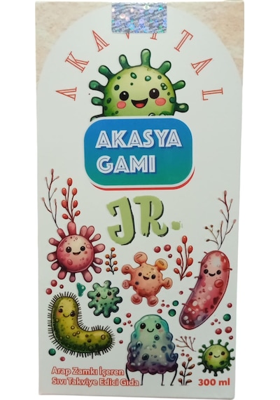 Akavital Jr. Arap Zamkı İçeren Sıvı Takviye Edici Gıda 300 ML