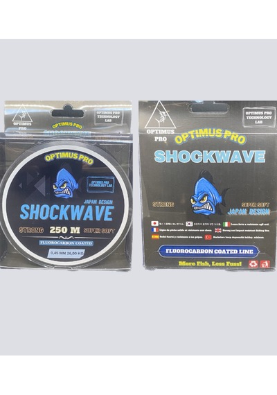 Fluorocarbon Coated Hayalet Misina Shockwave 250 Metre