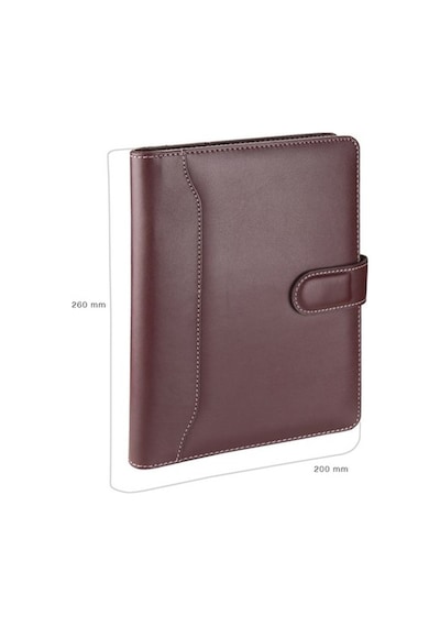 Organizer Ajanda Tarihsiz Çizgili 20x26 CM - Bordo