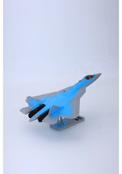 Su-57 Yapboz Uçak Modeli Ve Standı Bir Arada - Evde Kurulum İçin Özel Tasarım - 857467830