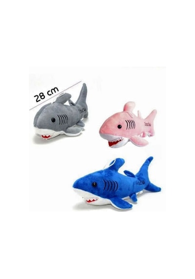 Peluş Köpekbalığı 30 Cm - Şarkı Söyleyen Baby Shark Mavi Balık Mavi