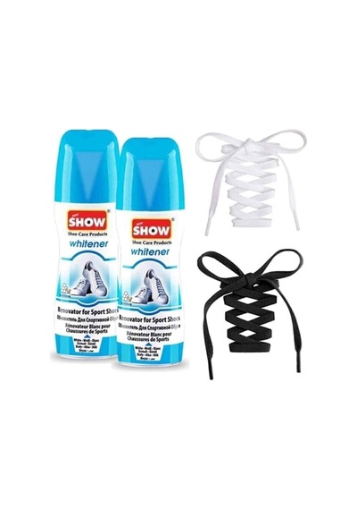 Show Deri Ve Kumaş Beyaz Spor Ayakkabı Boyası. 2 Li 75 Gr. Beyaz