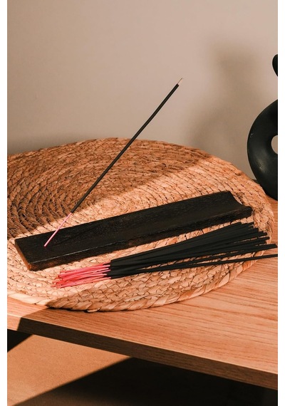 Love Bundles 20 Adet Palo Santo Çubuk Tütsü Ve Akçaağaç Tütsülük Seti / Meditasyon / Yoga / Sakinleştirici Siy