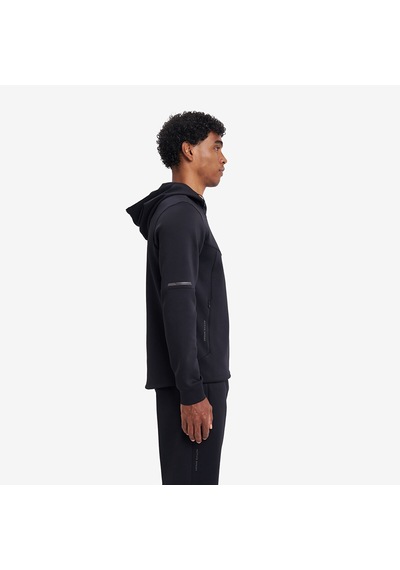 Lescon Siyah Erkek Fermuarlı Kapüşonlu Sweatshirt 26n-1163