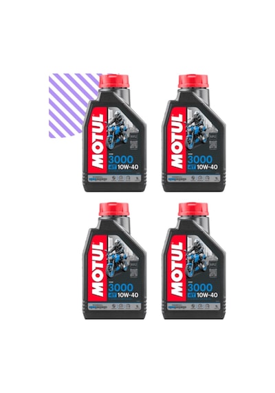 Motul 3000 10W-40 Motorsiklet Yağı 4 x 1 L