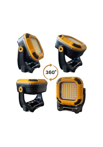 Markalonya Pd-470 Cob Led Manyetik Mıknatıslı Led Spot Aydınlatma Sarı - Yeşil