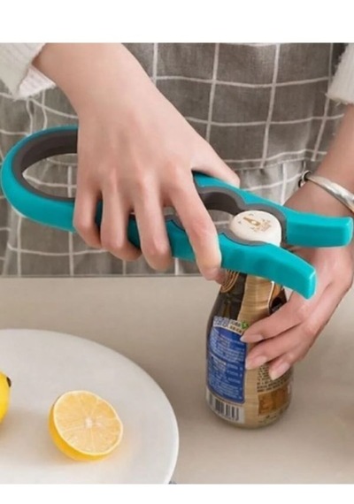 Kavanoz Ve Şişe Açacağı Çok Amaçlı Kapak Açıcı Pratik Mutfak Yardımcısı Çok Renkli