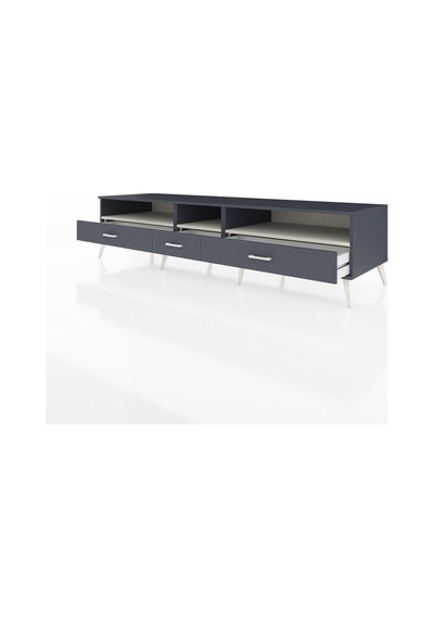 Kronos Tv Ünitesi 3 Raflı 3 Çekmeceli 220x59x51 Antrasit-aytaşı/antrasit Aytası/antrasıt - Antrasıt Kronos Tv Ünitesi 3 Raflı 3 Çekmeceli 220x59x51 Antrasit-aytaşı/antrasit Aytası/antrasıt - Antrasıt