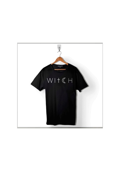 Witch Cadı Haç Hilal Din Ateizm Baskılı Tişört Unisex T-shirt 001