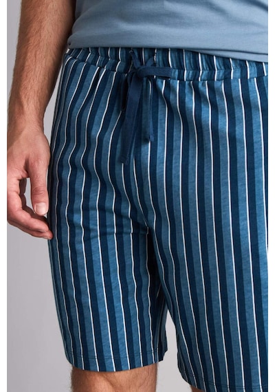 Defacto New Regular Fıt Kısa Kollu 2li Pijama Takım H8712ax26smbe485 Mavi-be485