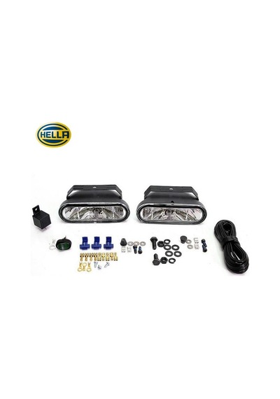 Hella 12v Sis Lambası Ff 75 Oval Delici-sürücü 155.5 X 63.7 Mm Set