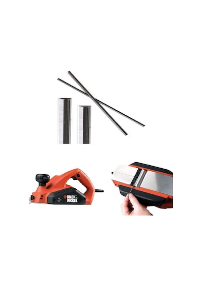 Venoa Black&decker Kw712 Uyumlu El Planya Makina Bıçak Seti 2 Parça